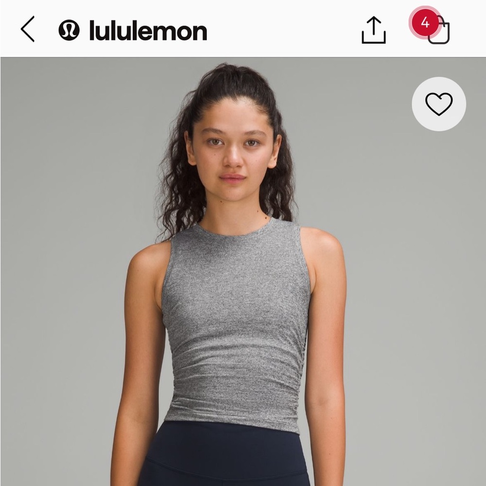 NWOT Lululemon License to Train Fit tank top